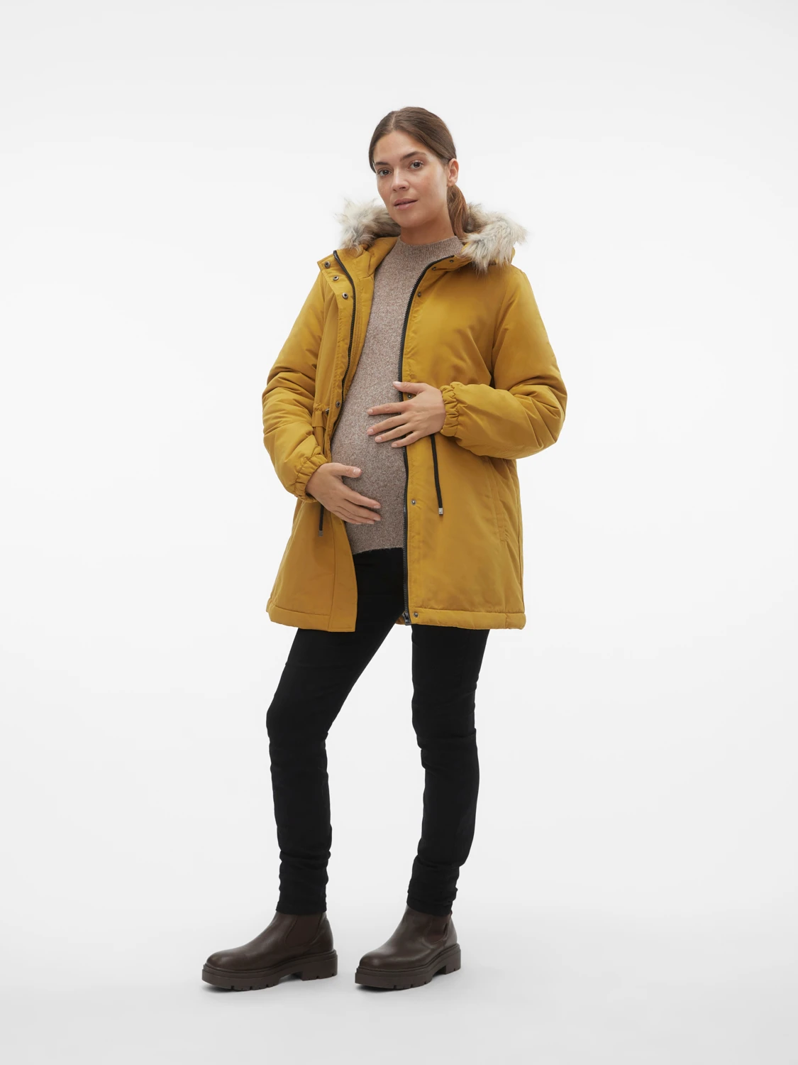 Geaca-pentru-gravide-Jess-Gold [2]