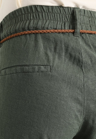 Pantaloni pentru gravide Mamalicious Beach din in - verde [3]