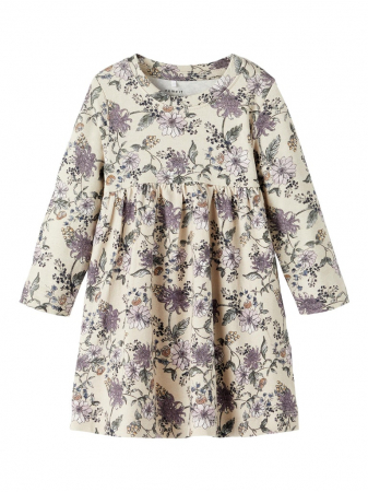Haine bebelusi - rochie-bebe-bumbac-organic-name-it-sofie-melange