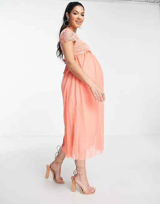 rochie-eleganta-pentru-gravide-mamalicious-mivana-desert-flower [2]