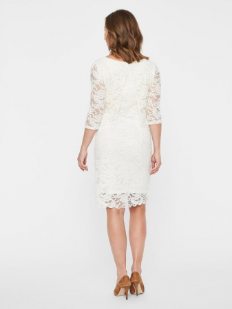 Rochie gravide cununie civila Mamalicious Snow White [2]