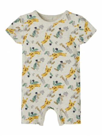 Body bebelusi - salopeta-scurta-bebe-bumbac-organic-name-it-jack-melange