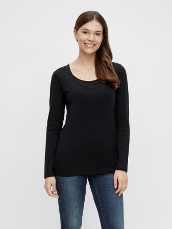 set-2-bluze-gravide-si-alaptare-mamalicious-nell-alb-negru [5]