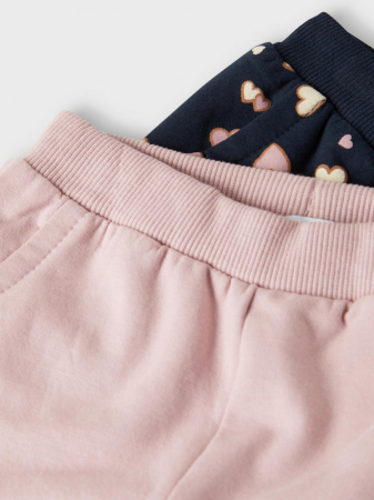 set-2-pantaloni-bebe-bumbac-organic-flausat-fete-name-it-sidse [3]