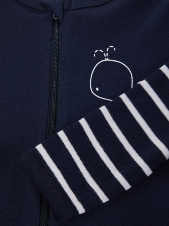 set-2-salopete-bebelusi-bumbac-organic-baieti-zip-dark-sapphire [3]