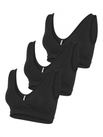 Sutiene alăptare - Set 3 bustiere alaptare - bumbac organic - Mamalicious Melisa