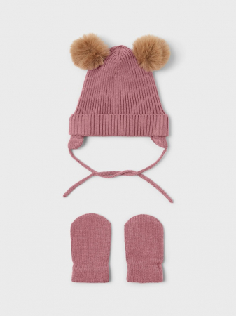 set-caciula-si-manusi-bebe-fete-name-it-mara-rose [3]