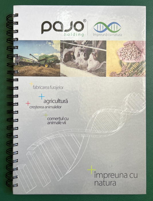 Agenda A4 nedatata 100% personalizata, cu spira [7]