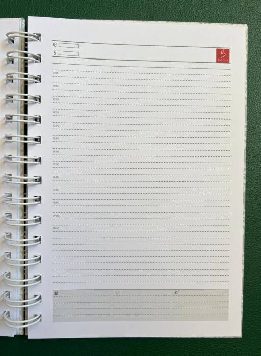Agenda A4 nedatata 100% personalizata, cu spira [17]
