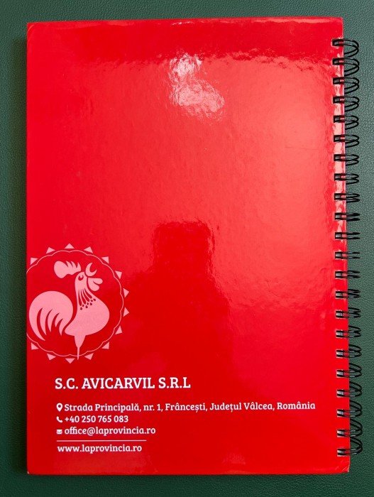 Agenda A5 nedatata 100% personalizata, cu spira [6]