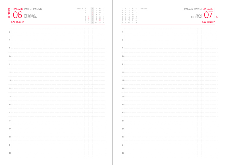 Agenda datata zilnic, Basic [8]