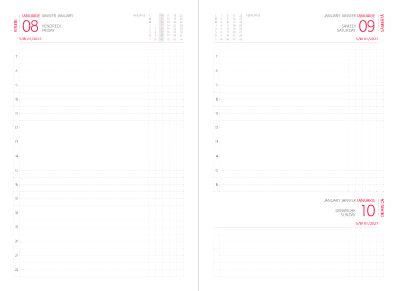 Agenda datata zilnic, Basic [9]