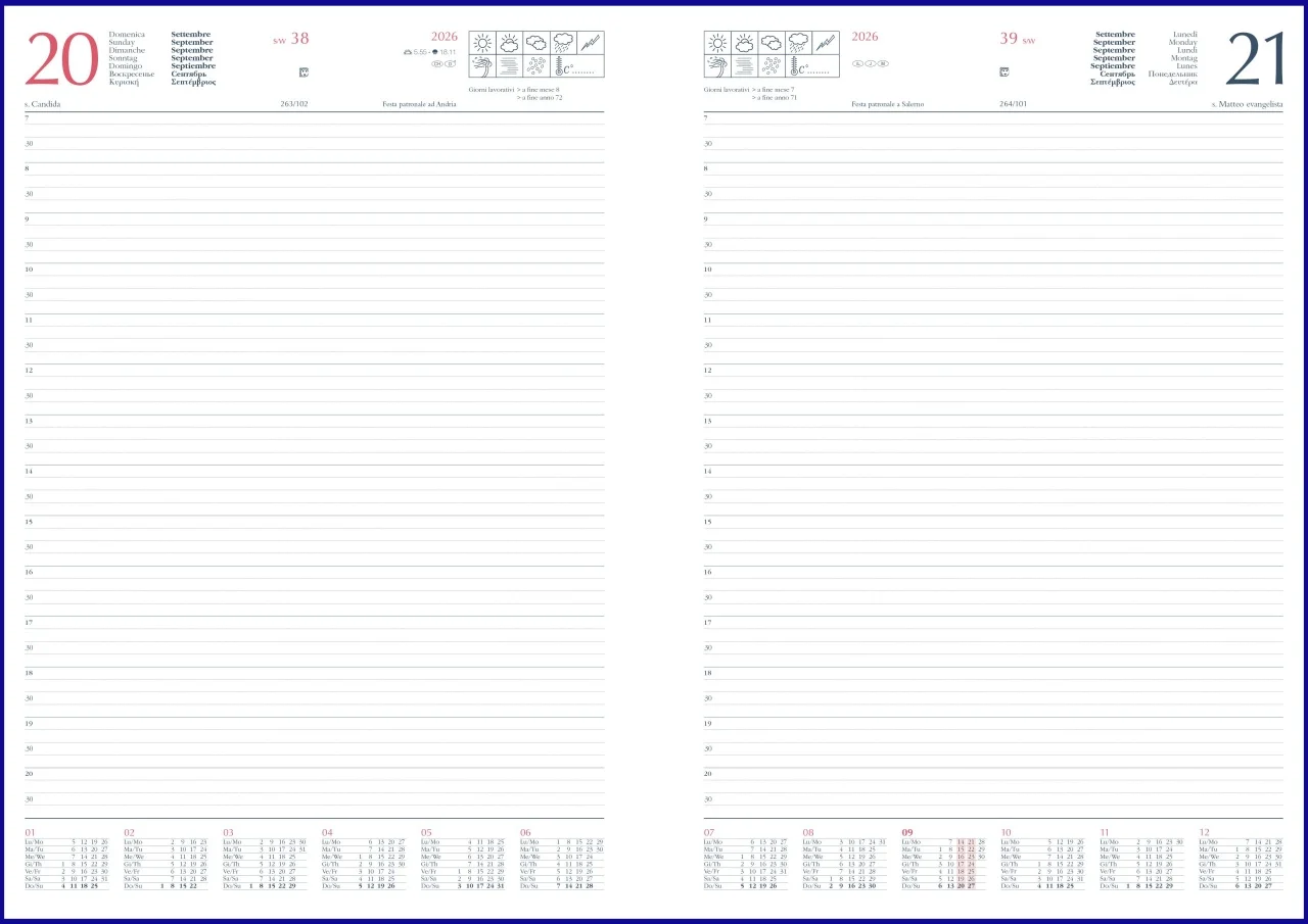 Agenda datata zilnic BIG Matra IT512, 21 x 30 cm [5]