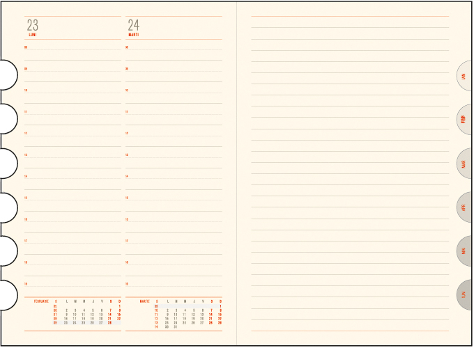 Agenda datata zilnic Office [8]