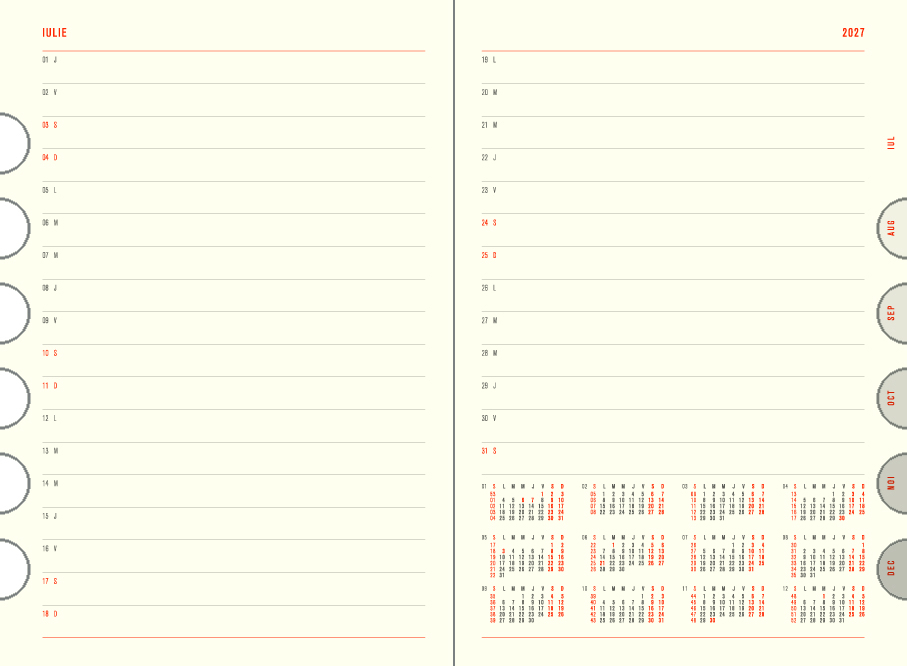Agenda datata zilnic Office [5]
