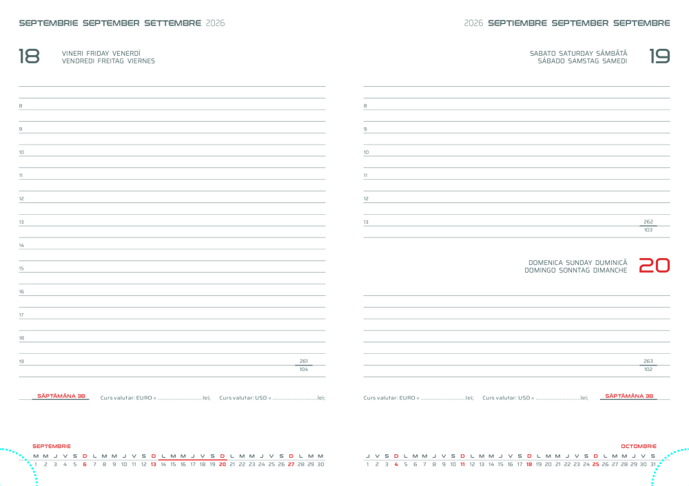 Agenda datata zilnic Vega R460,15 x 21 cm [5]