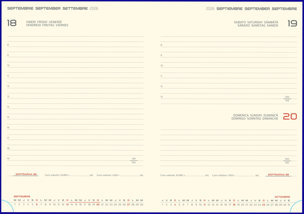 Agenda de lux datata zilnic Top R457, 17 x 24 cm [2]