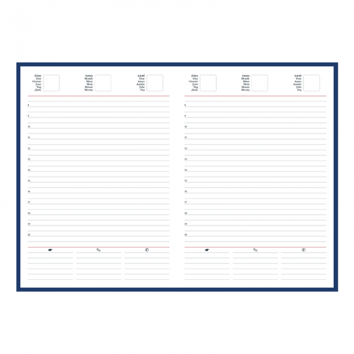 Agendă nedatata Matra Clasic R439, 15 x 21 cm [2]