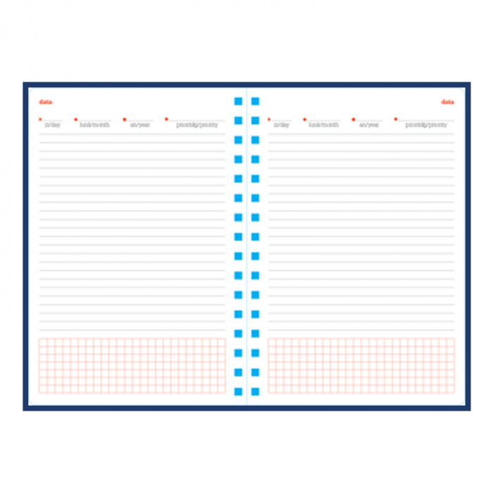 Agendă nedata Matra cu spiră R479, 15 x 21 cm [2]