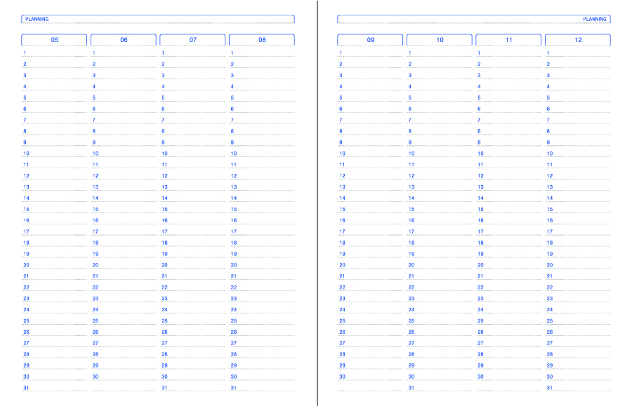 Agenda nedatata Activ [6]
