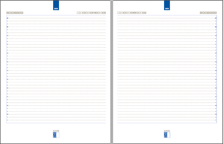 Agenda nedatata Activ [6]