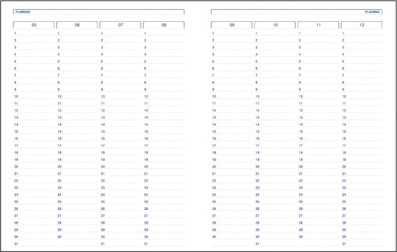 Agenda nedatata Activ [7]