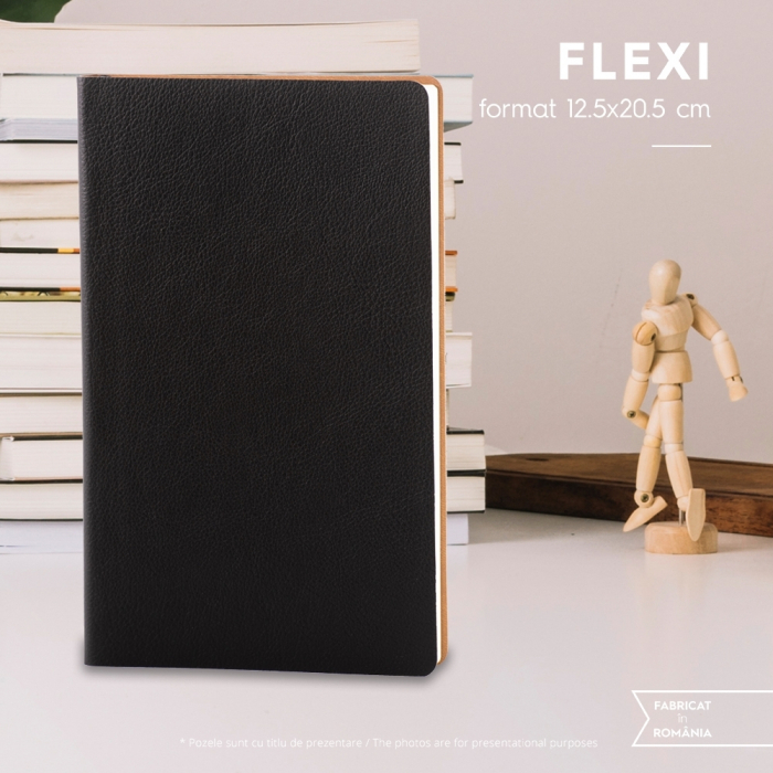 Agenda nedatata liniata Flexi 12.5x20.5cm   [4]