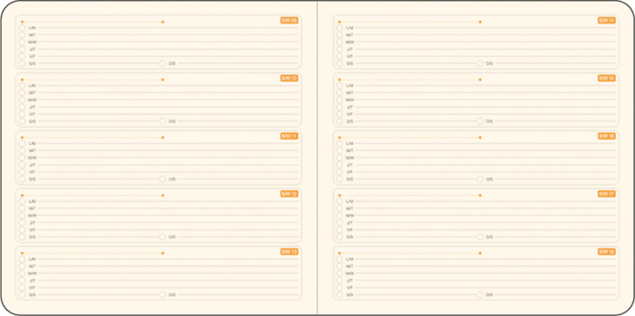 Agenda nedatata Quatro Flex [3]