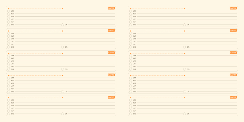 Agenda nedatata Quatro Flex [5]