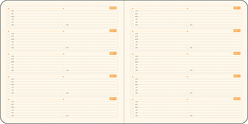 Agenda nedatata Quatro Flex [5]