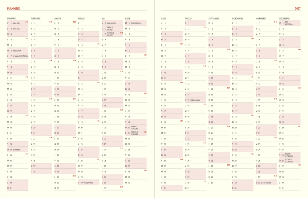 Agenda saptamanala Prestige [6]