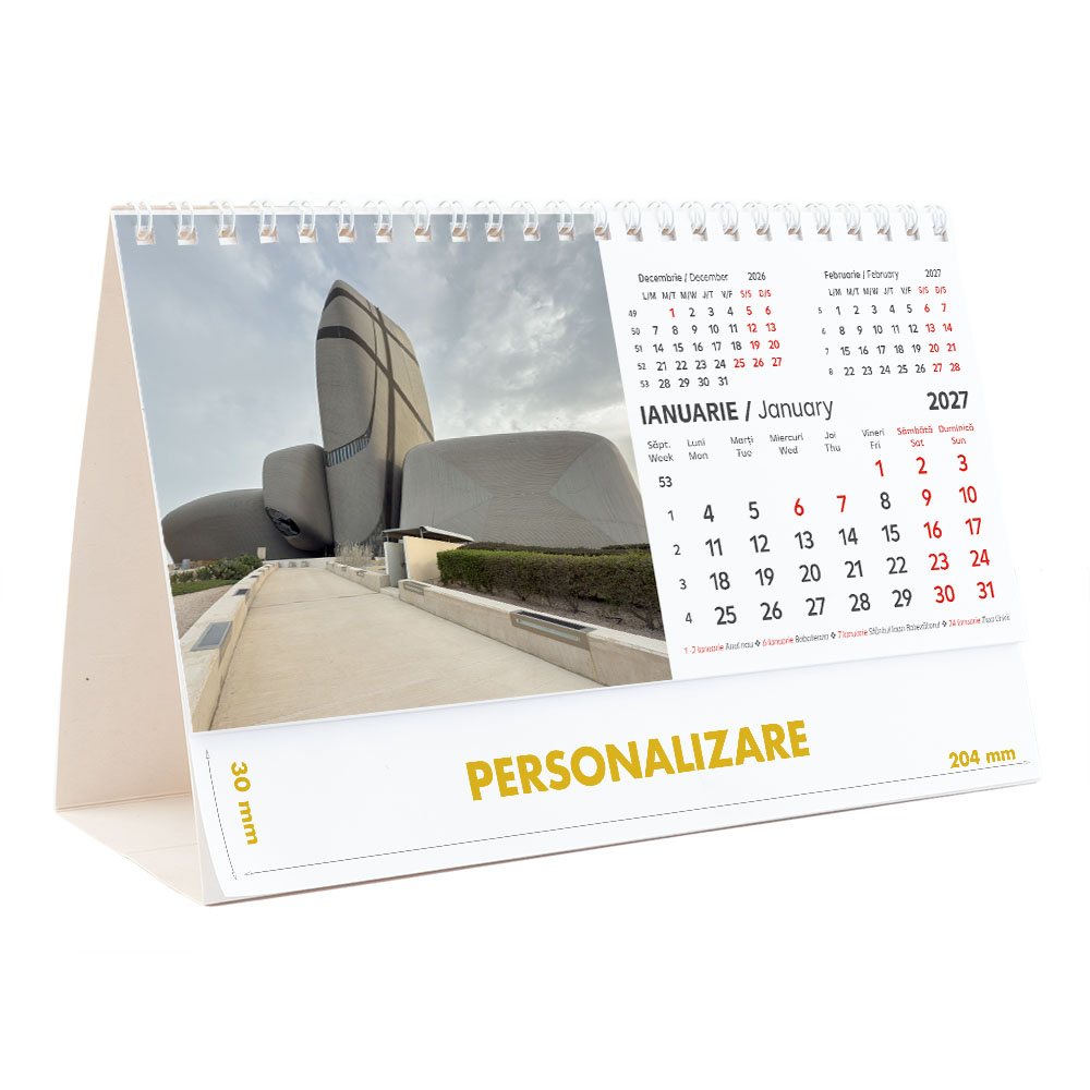 Calendar de birou Arhitectura Moderna , 12 file, CD [3]