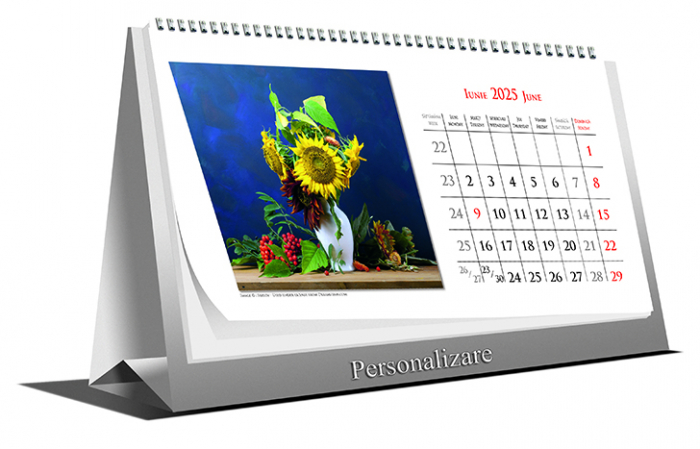 Calendar de birou Bouquets, 6 file, CT [2]