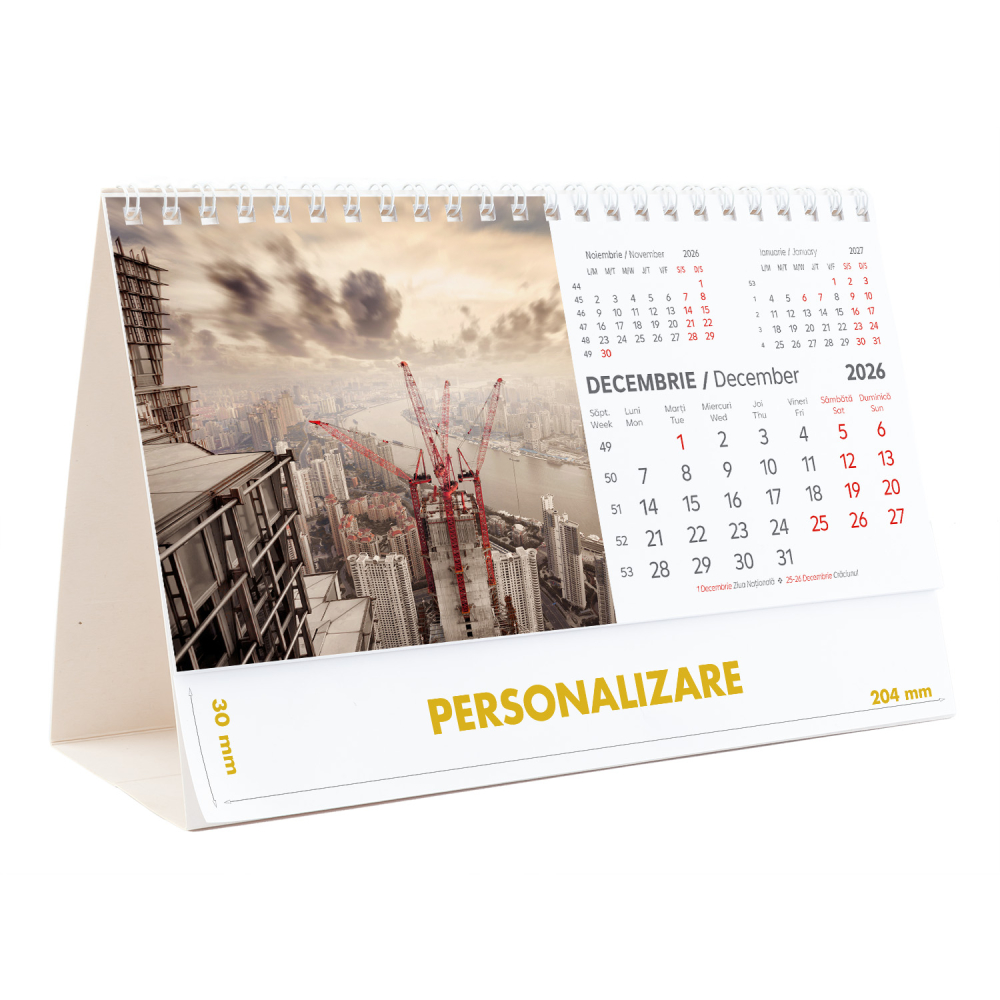 Calendar de birou Camioane, 12 file, CD [25]
