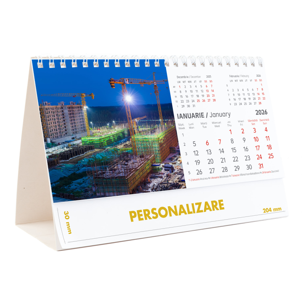 Calendar de birou Camioane, 12 file, CD [3]