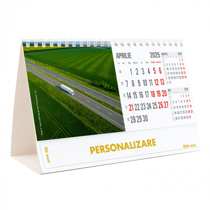 Calendar de birou Camioane, 12 file, CD [9]