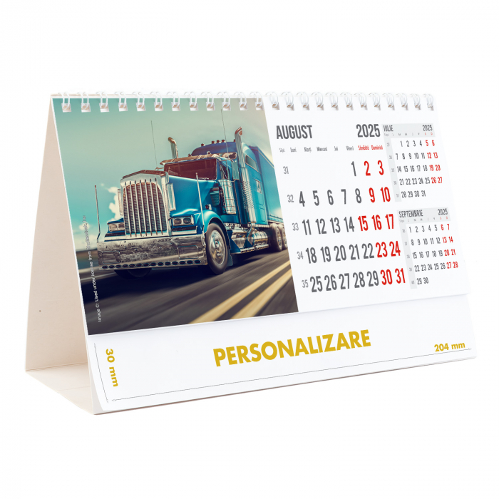 Calendar de birou Camioane, 12 file, CD [17]