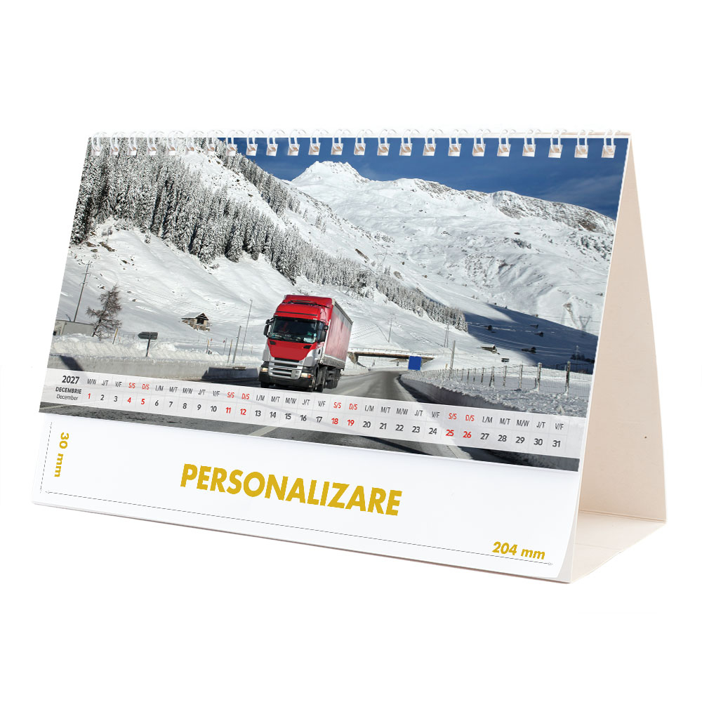Calendar de birou Camioane, 12 file, CD [24]