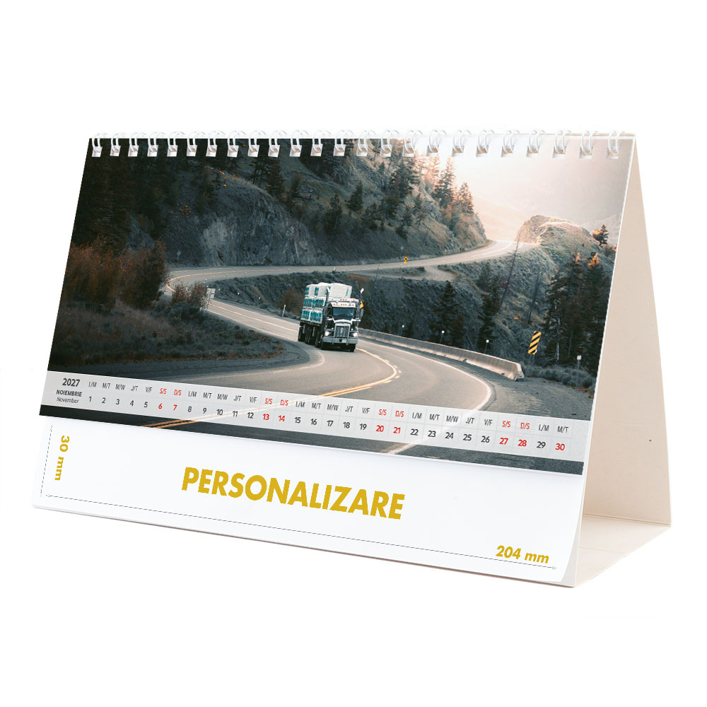 Calendar de birou Camioane, 12 file, CD [22]
