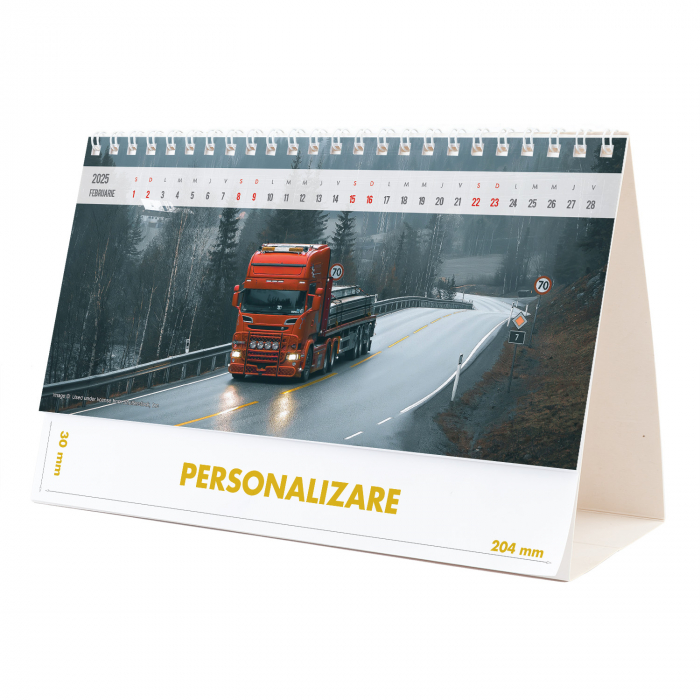 Calendar de birou Camioane, 12 file, CD [4]