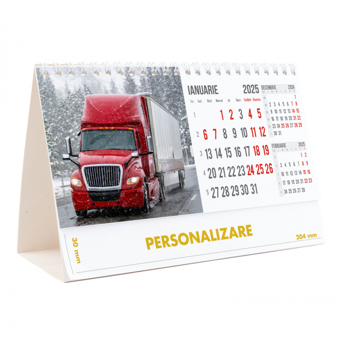 Calendar de birou Camioane, 12 file, CD [3]