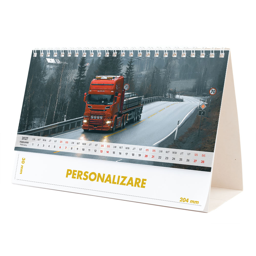 Calendar de birou Camioane, 12 file, CD [4]