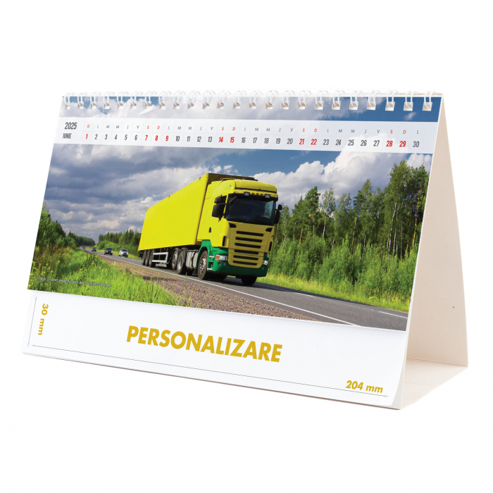 Calendar de birou Camioane, 12 file, CD [12]