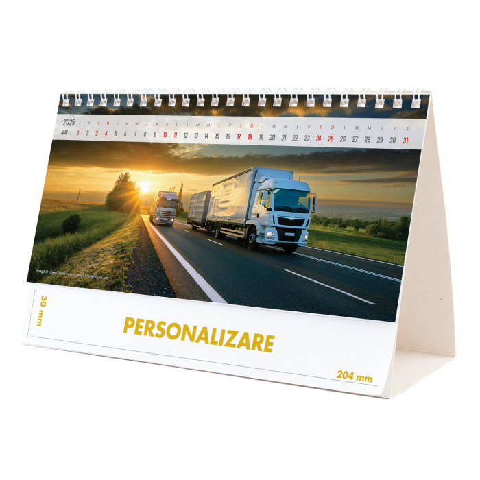 Calendar de birou Camioane, 12 file, CD [10]