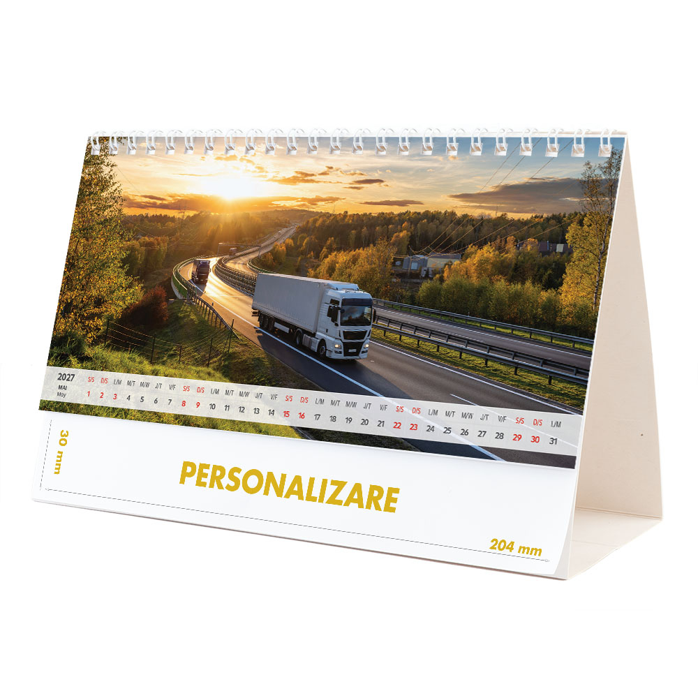 Calendar de birou Camioane, 12 file, CD [10]