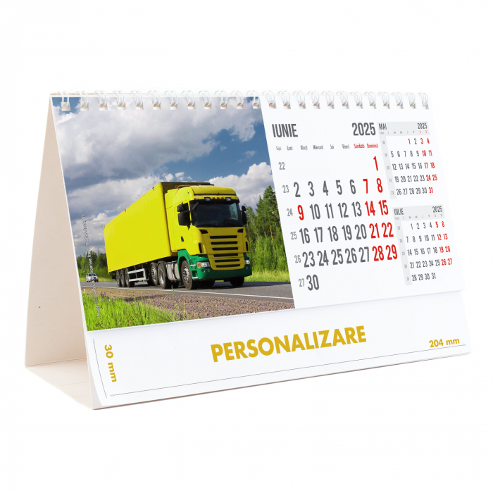 Calendar de birou Camioane, 12 file, CD [13]