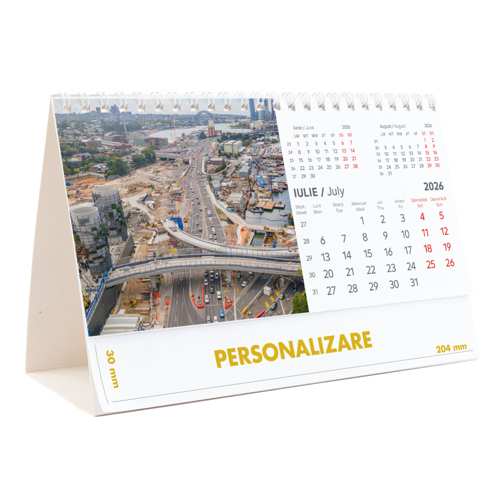 Calendar de birou Camioane, 12 file, CD [15]