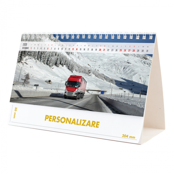 Calendar de birou Camioane, 12 file, CD [24]