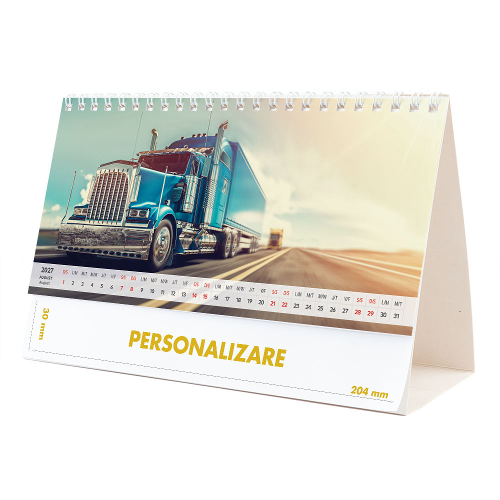Calendar de birou Camioane, 12 file, CD [16]