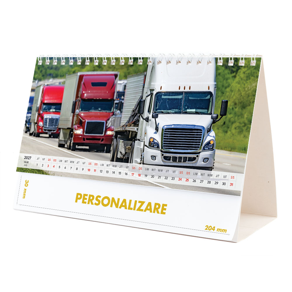 Calendar de birou Camioane, 12 file, CD [14]